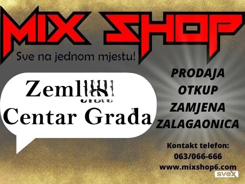 Zemljište za zgradu u Ljubuškom 1620m2 CENTAR 500km m2 Plac