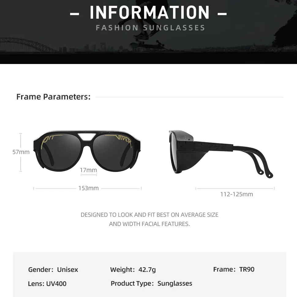 SUNČANE NAOČALE VIPER UV400 Sunglasses NAOČARE UNISEX