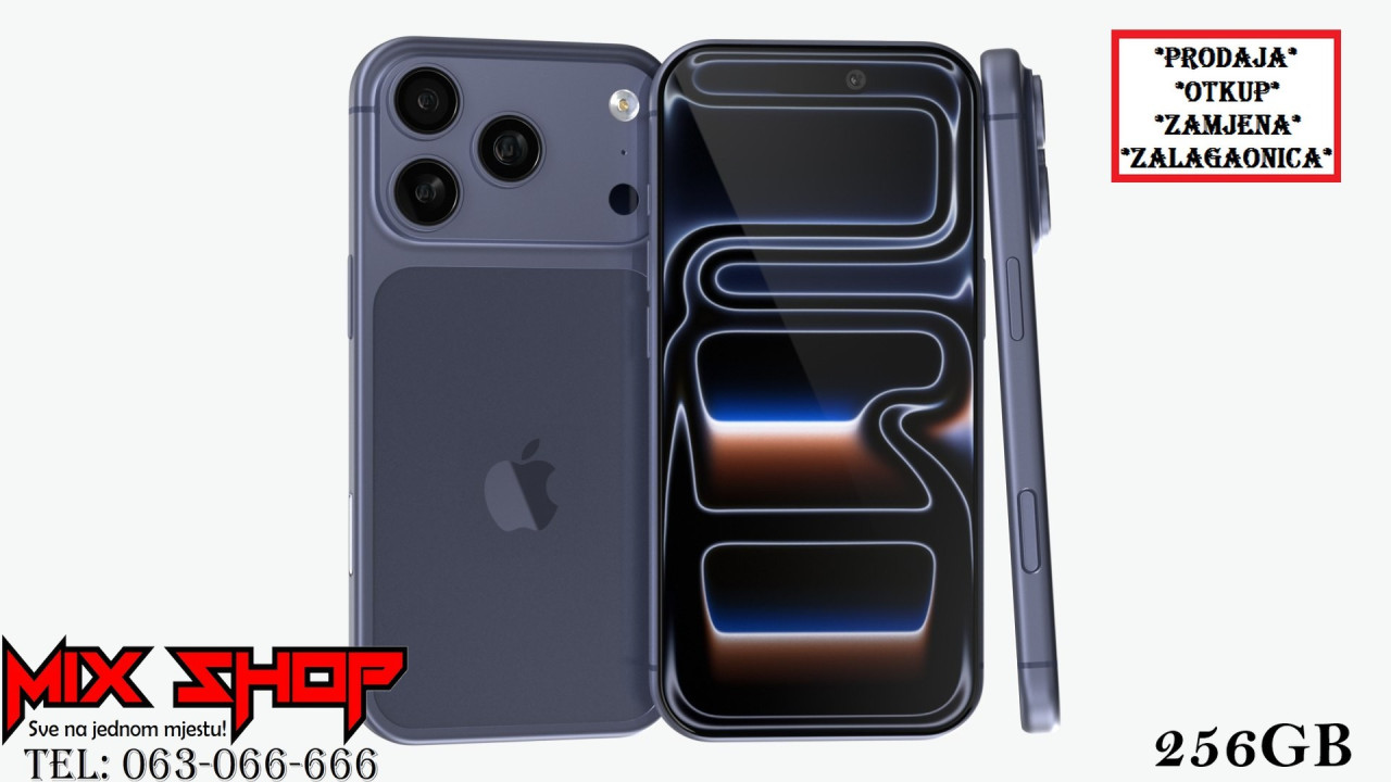 Apple Iphone 17 PRO MAX 256GB *Garancija*Zamjena*Sve boje* eSim