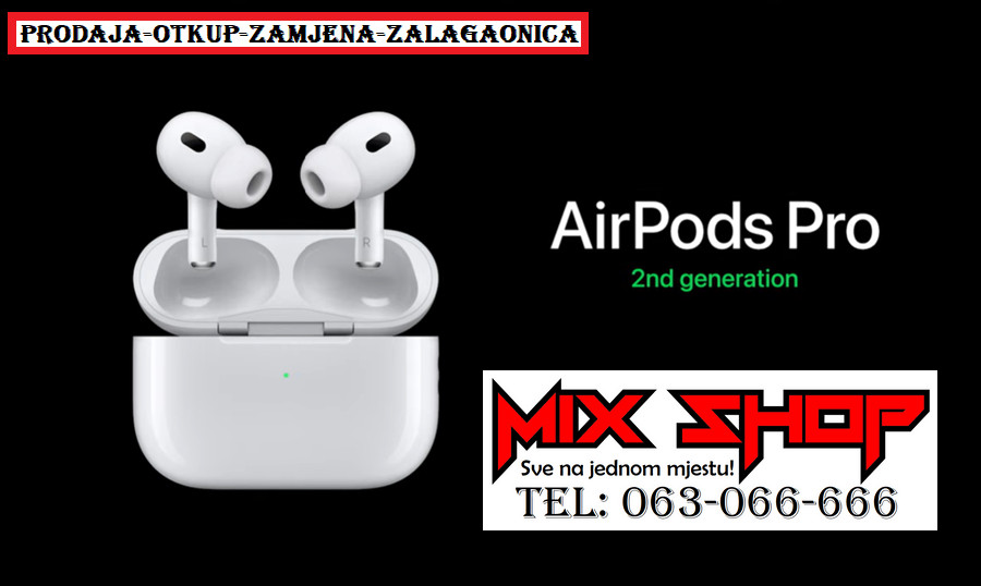 APPLE AIRPODS PRO 2 Usb-C Bežične Bluetooth Iphone 2nd PRO2 sluše