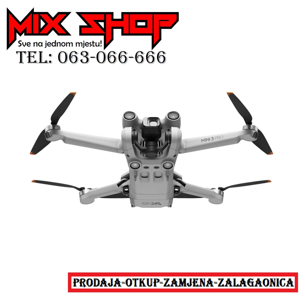 DRON DJI MINI 3 PRO (GL) *Novo*Garancija*Na stanju* top
