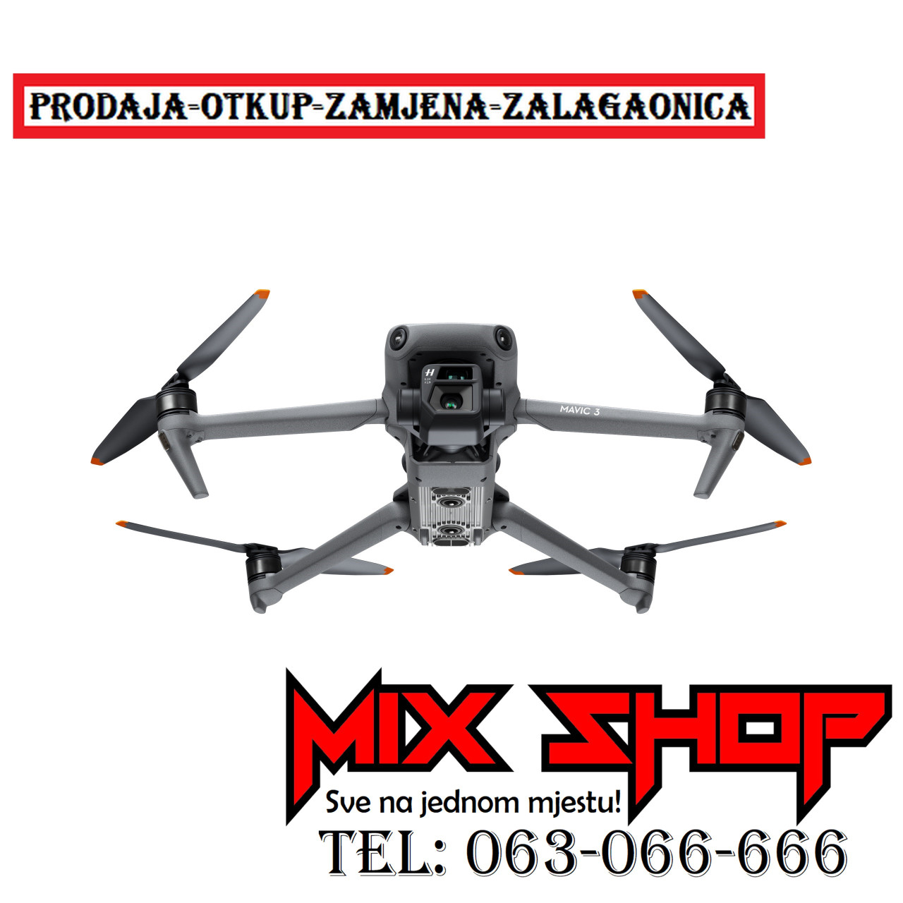 DJI MAVIC 3 HASSELBLAD *Novo*Garancija* Sa pro gl daljinskim