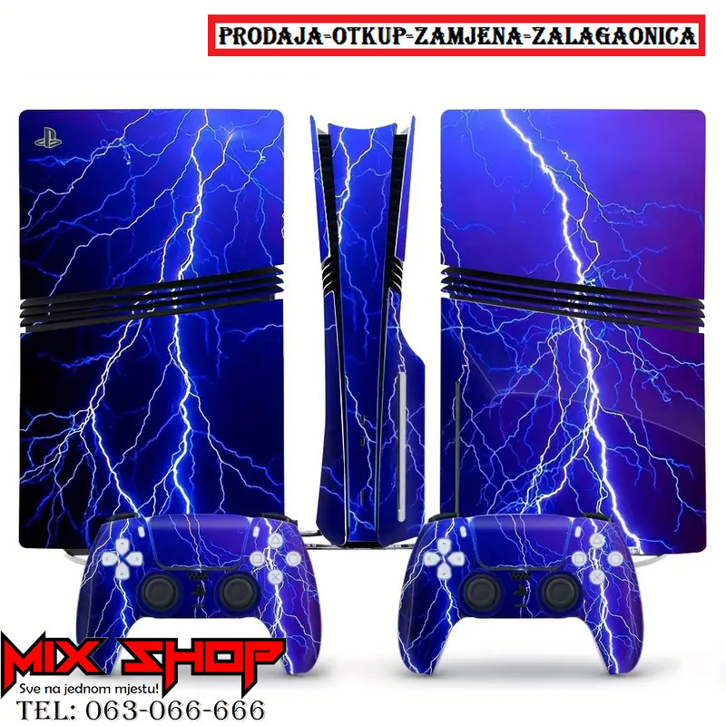 Naljepnica Sticker Stiker za Sony PS5 Playstation 5 Fat/Slim/Pro