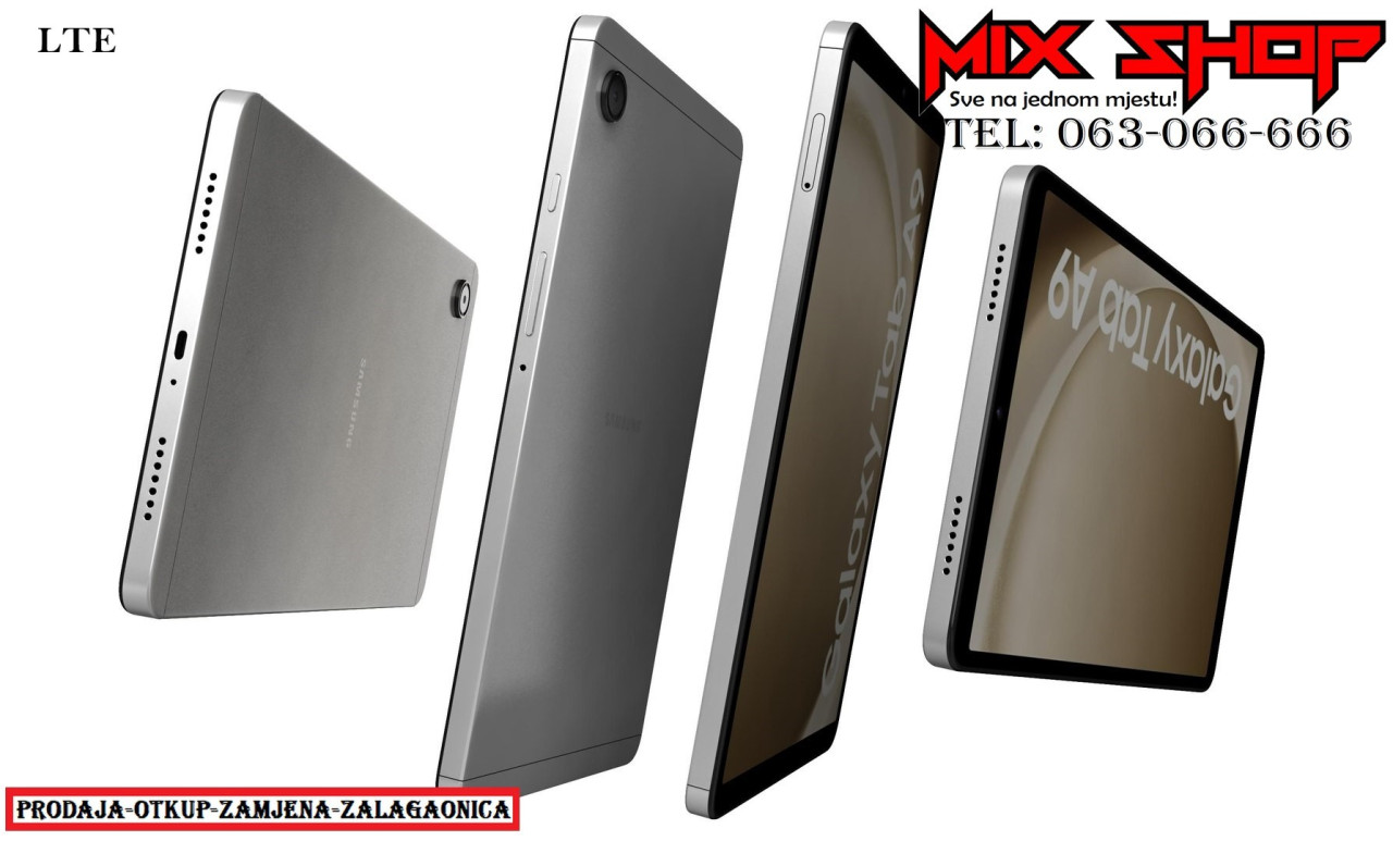 GALAXY TAB A9 8.7" 4GB/64GB Garancija*Na stanju SM-X115 LTE 4G 5G