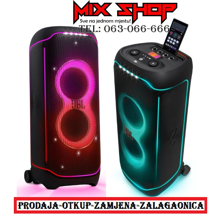 JBL PartyBox ULTIMATE 1100W Zvučnik Party Box IZDAVANJE Najam