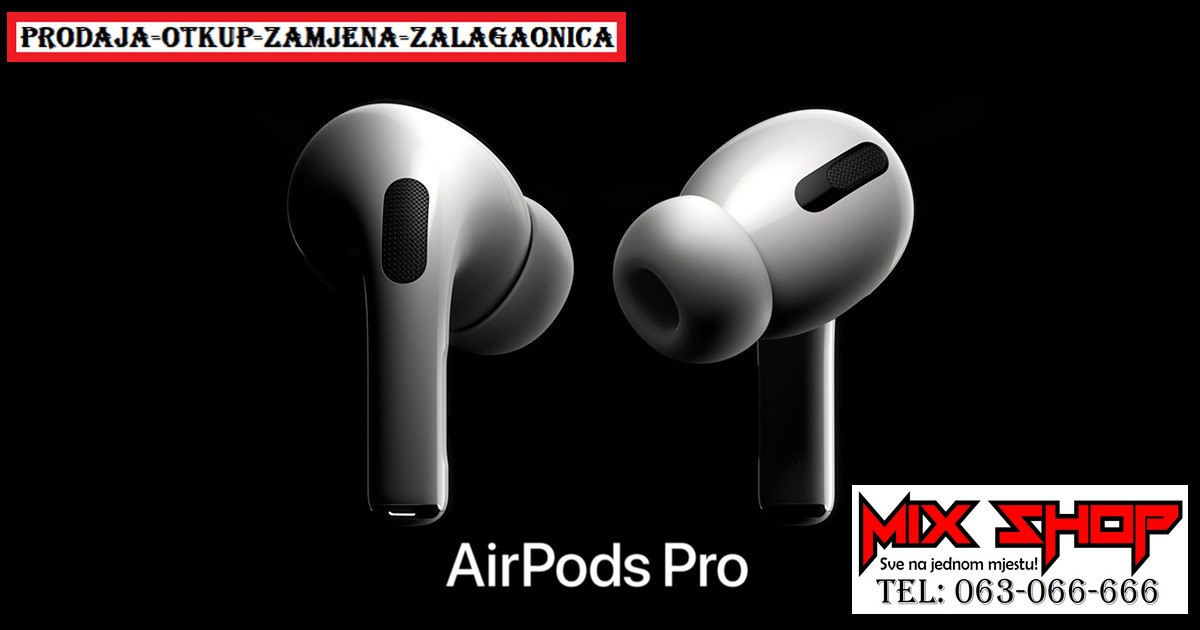 APPLE AIRPODS PRO Bežične Wireless Bluetooth Iphone WiFi EarBuds