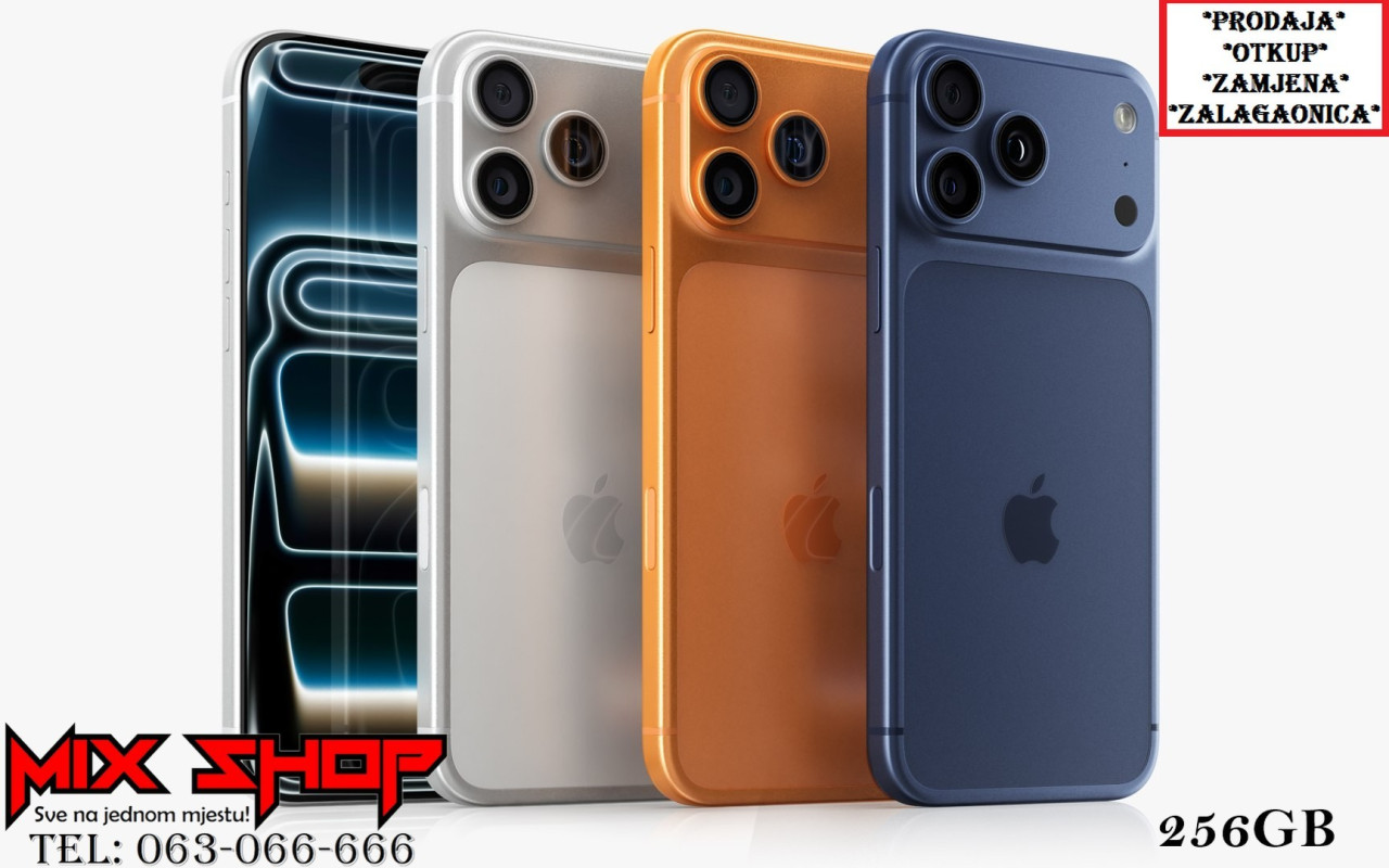 Apple Iphone 17 PRO MAX 256GB *Garancija*Zamjena*Sve boje* eSim
