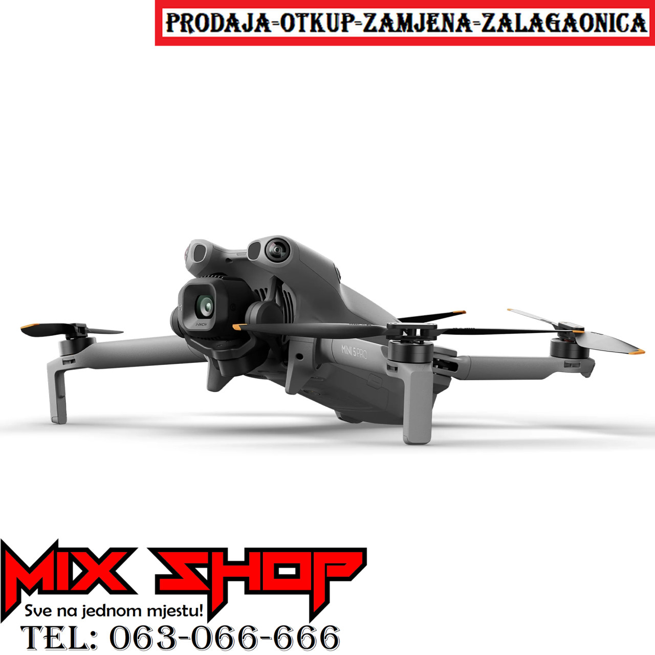 DJI MINI 5 PRO (Drone Only) Novo *Garancija*Zamjena da*Na stanju*