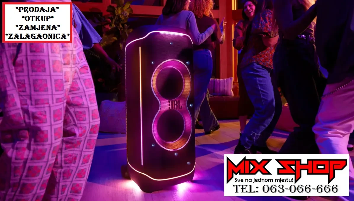 JBL PartyBox ULTIMATE 1100W Zvučnik Party Box IZDAVANJE Najam