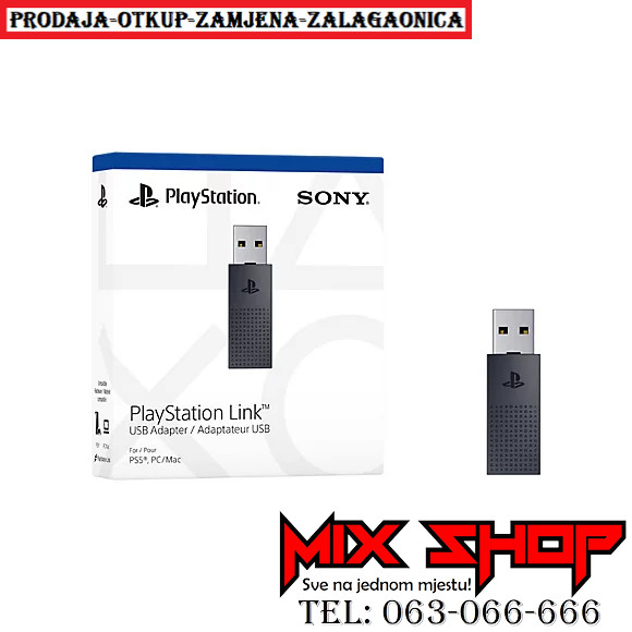 Sony PlayStation Link USB Adapter za PS5/PC/MAC/PS 5/Kompjuter