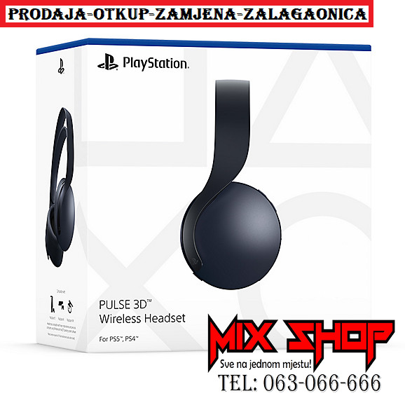 SONY PULSE 3D PLAYSTATION 5 PS5 BEŽIČNE BLUETOOTH WiFi WIRELESS