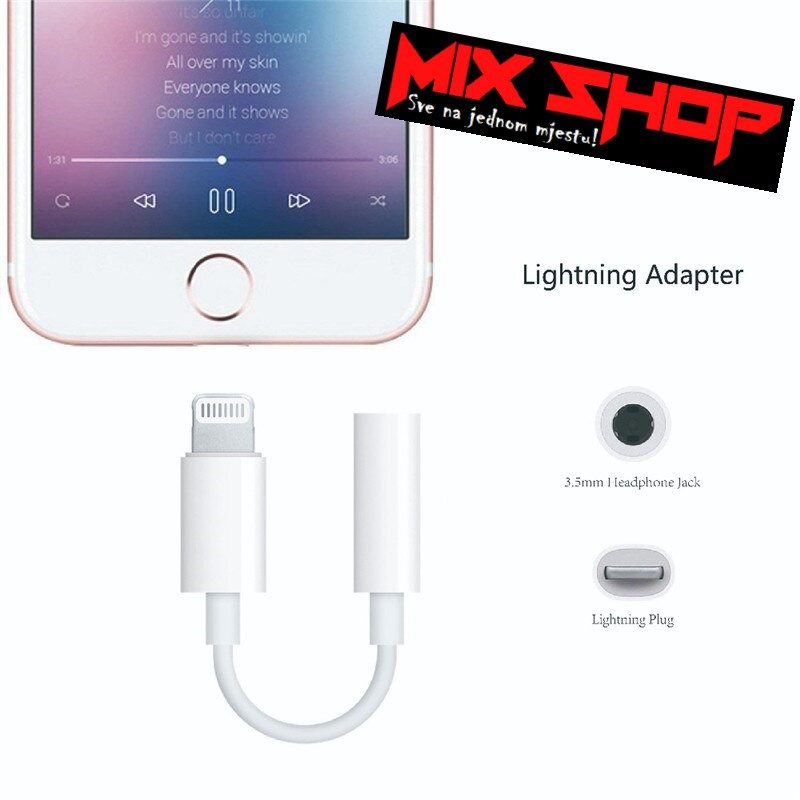 APPLE Lightning to 3.5mm jack adapter prelaz za slušalice ipad