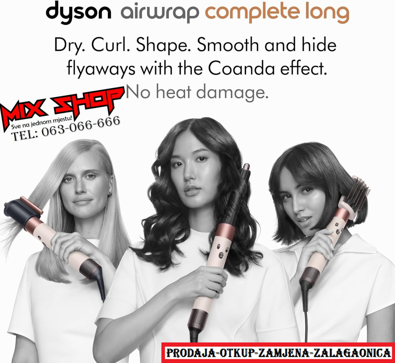 DYSON Airwrap Complete Long multi sušilo uvijač *NOVO* HS05 se