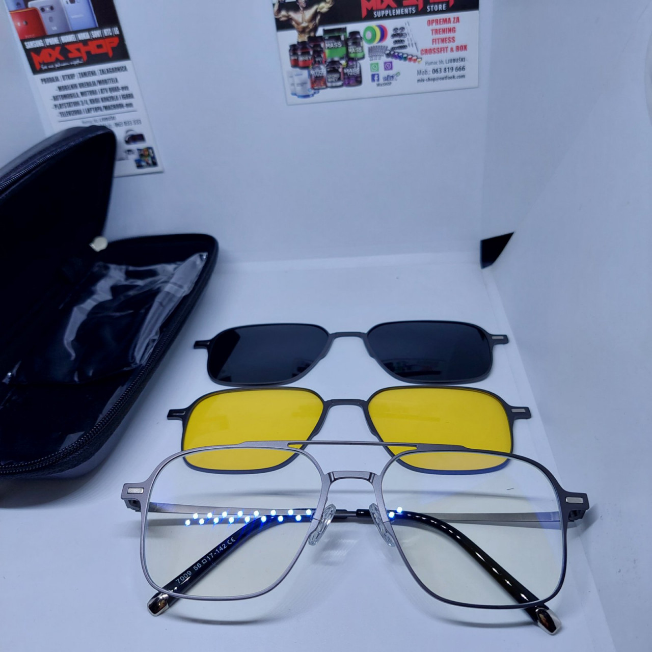3u1 SUNČANE NAOČALE Sunglasses NAOČARE Polar Clip on Magnet