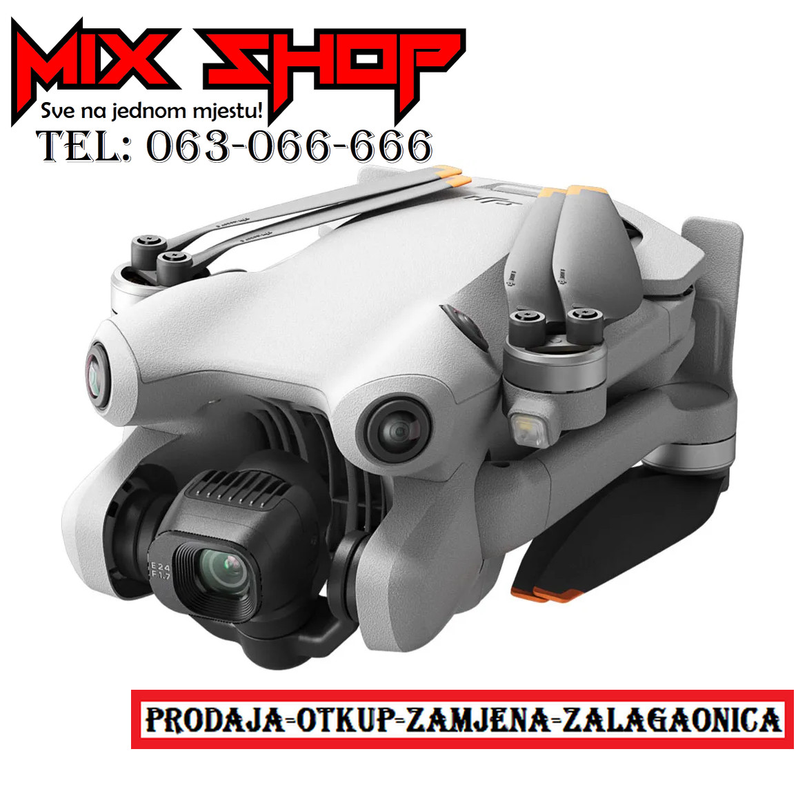 DJI MINI 4 PRO (RC 2) Dron *Novo*Garancija*Na stanju* (RC2 GL)