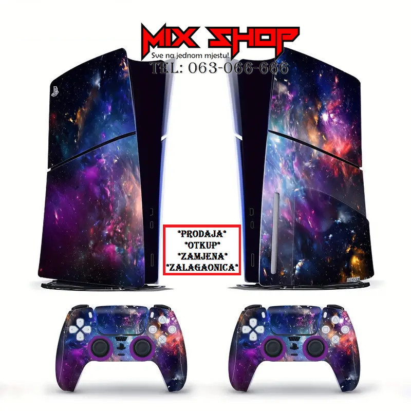 Naljepnica Sticker Stiker za Sony PS5 Playstation 5 Fat/Slim/Pro