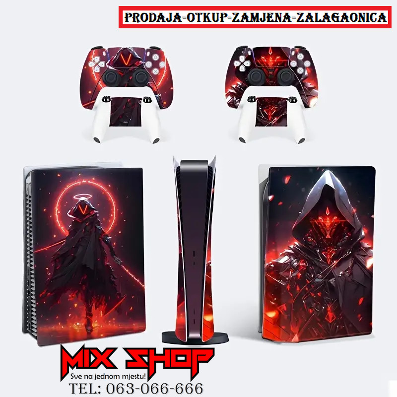 Naljepnica Sticker Stiker za Sony PS5 Playstation 5 Fat/Slim/Pro