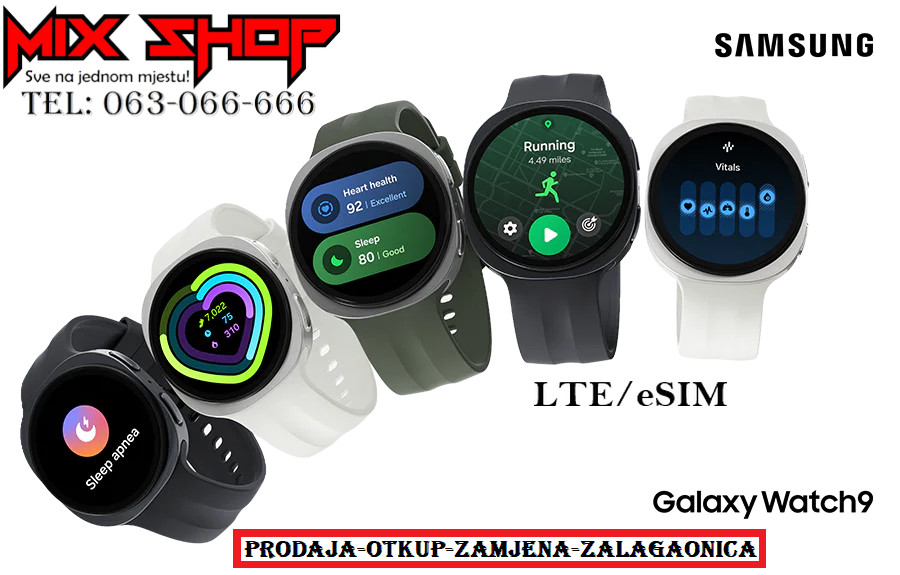 SAMSUNG GALAXY Watch 9 LTE sat 40mm|44mm GARANCIJA Watch9 40 44