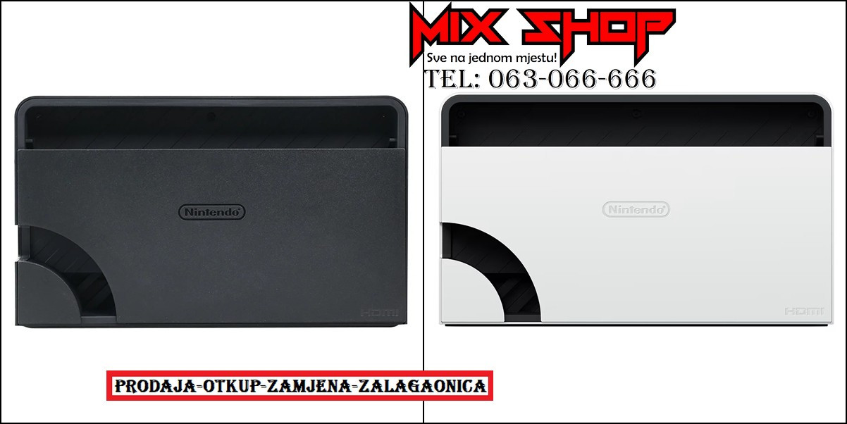 Nintendo Switch Oled v2 Tv Monitor Dock Station Hdmi Docking NSW