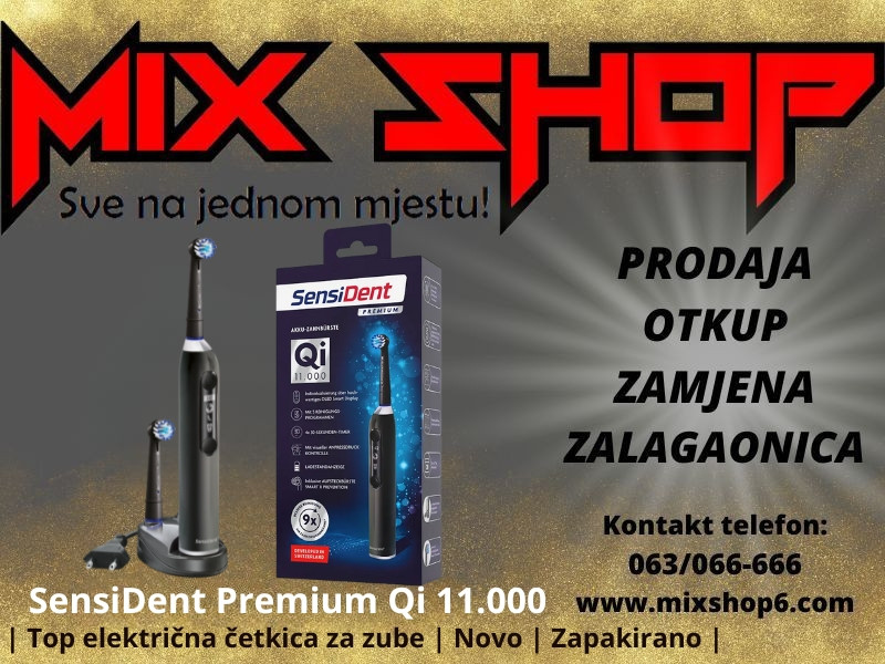 SensiDent Premium Qi bežična PRO električna četkica za zube usb