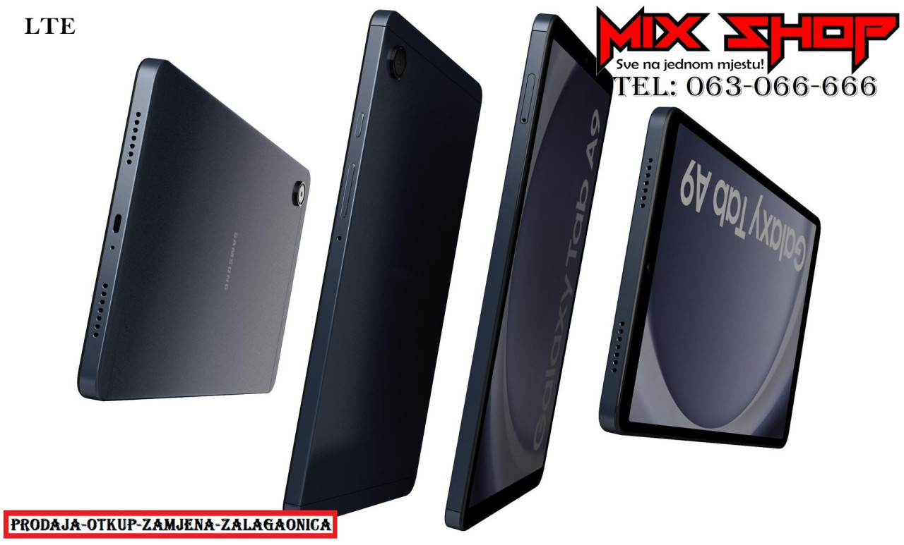 GALAXY TAB A9 8.7" 4GB/64GB Garancija*Na stanju SM-X115 LTE 4G 5G