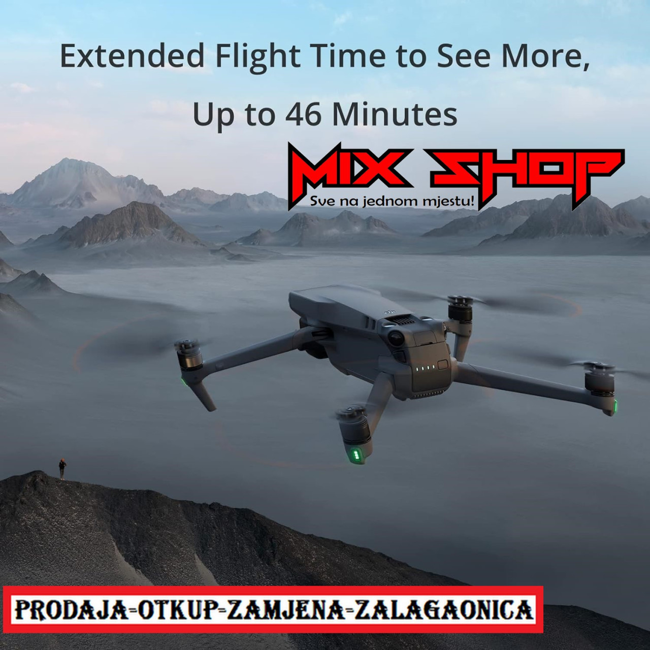 DJI MAVIC 3 HASSELBLAD *Novo*Garancija* Sa pro gl daljinskim