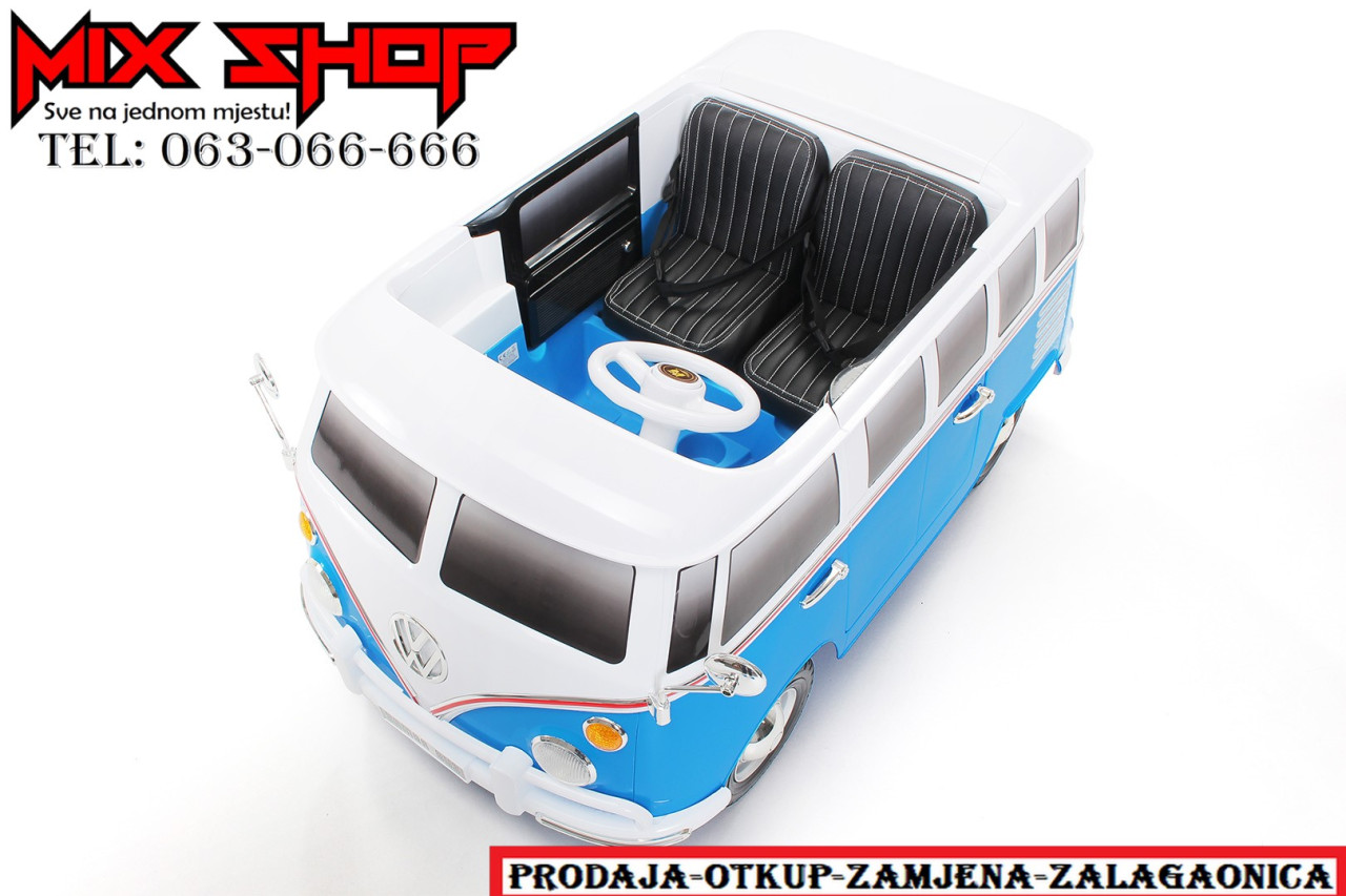VW SAMBA BUS BUBA Dječji dječi auto autić akumulator za djecu