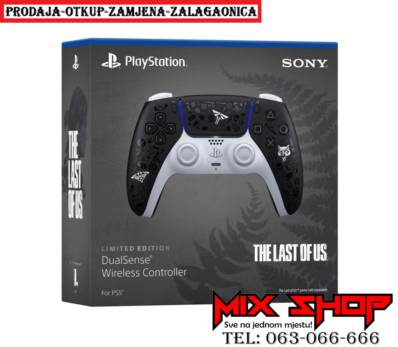Sony Playstation 5 PS5 THE LAST of US DualSense Wireless Joystick