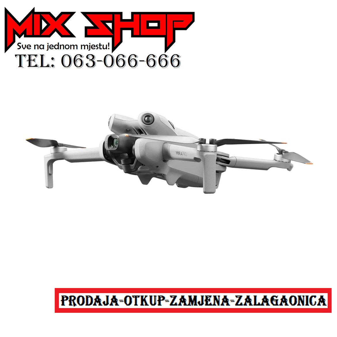 DJI MINI 4 PRO (RC 2) Dron *Novo*Garancija*Na stanju* (RC2 GL)
