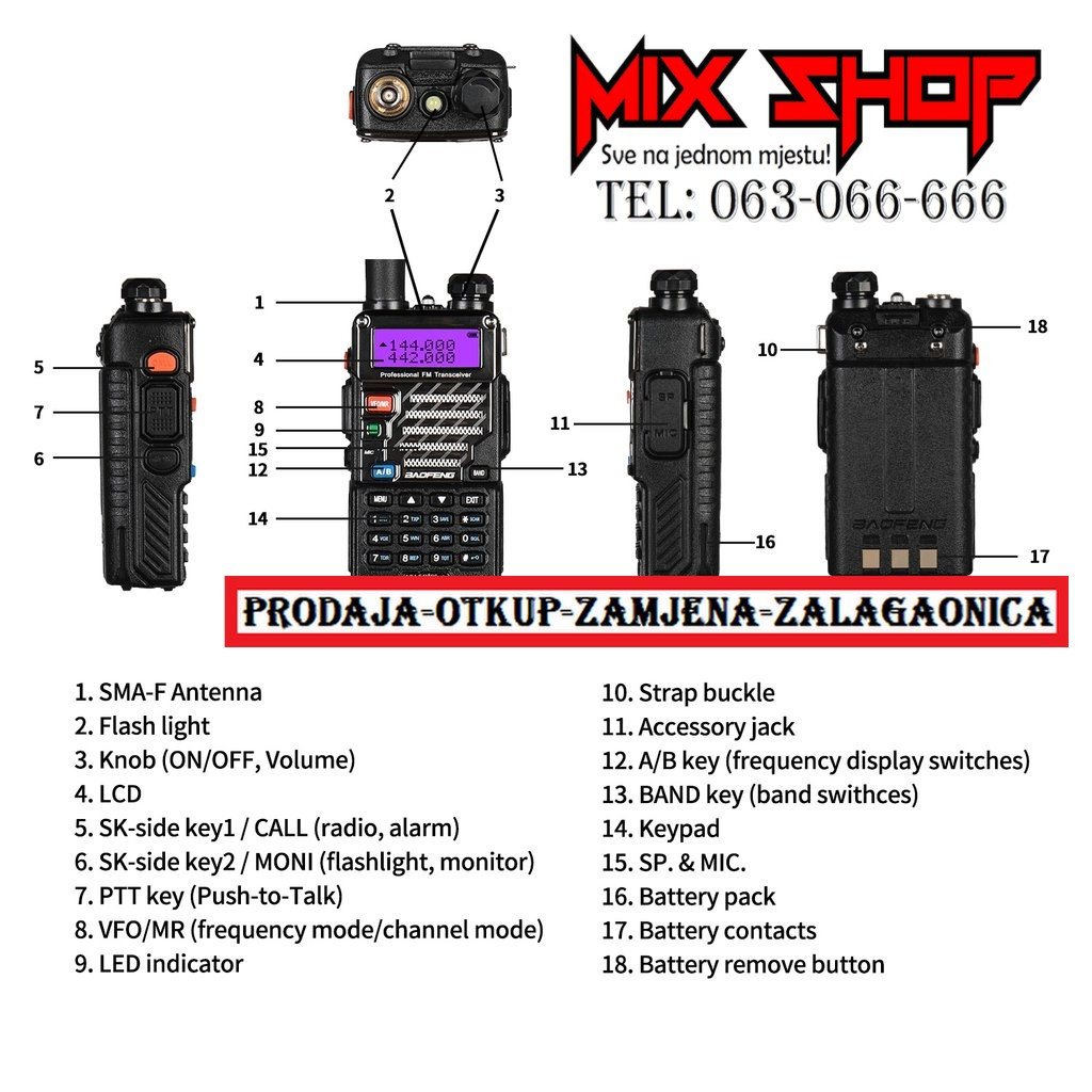 BAOFENG Radio Stanice VOKI TOKI MOTOROLA Stanica Walkie Talkie