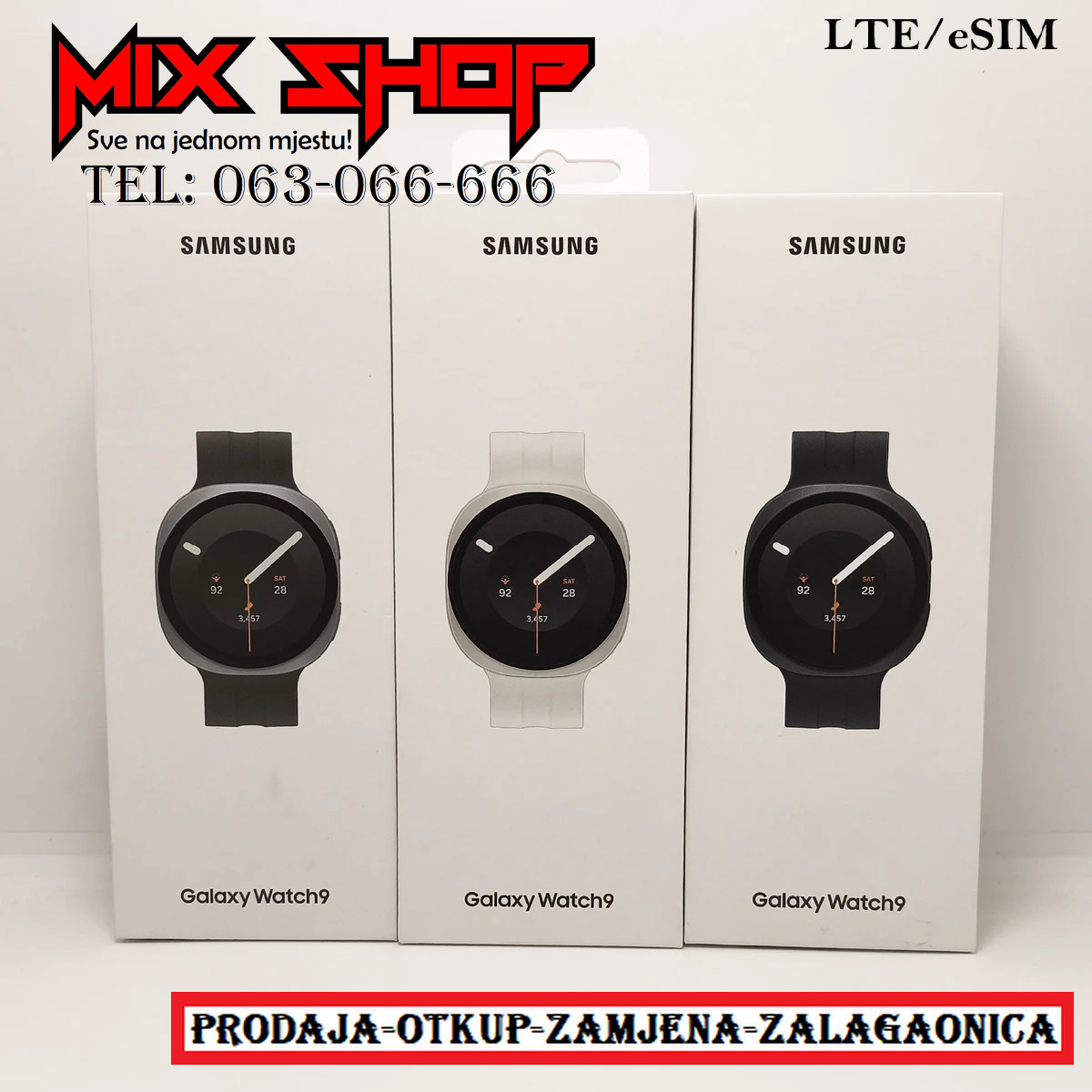 SAMSUNG GALAXY Watch 9 LTE sat 40mm|44mm GARANCIJA Watch9 40 44