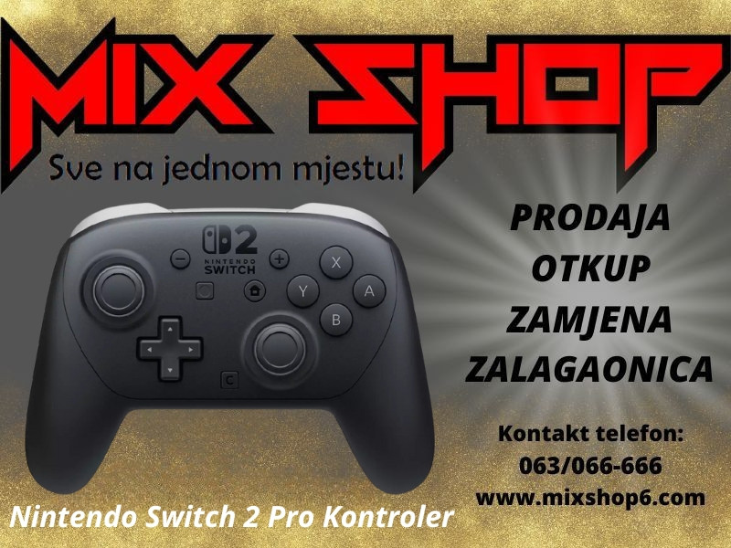 Nintendo Switch 2 PRO Controller Wireless NSW Joystick v2 Bežični
