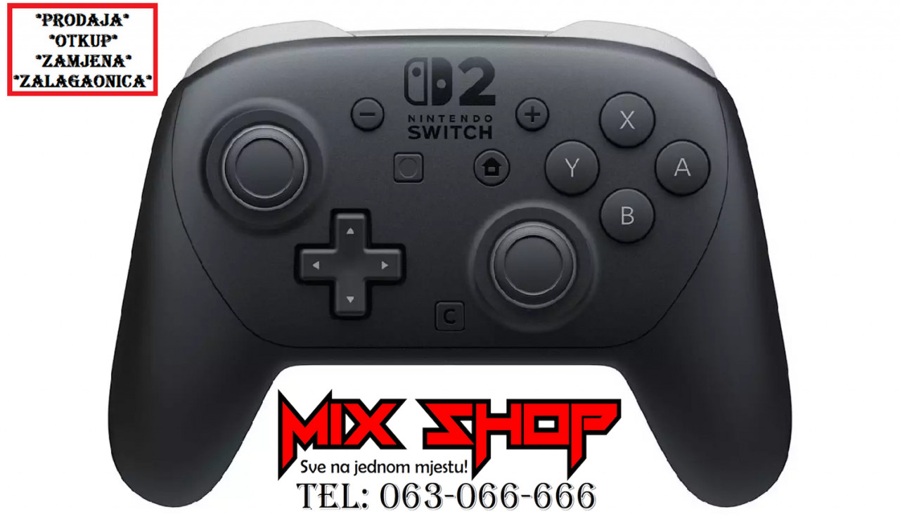 Nintendo Switch 2 PRO Controller Wireless NSW Joystick v2 Bežični
