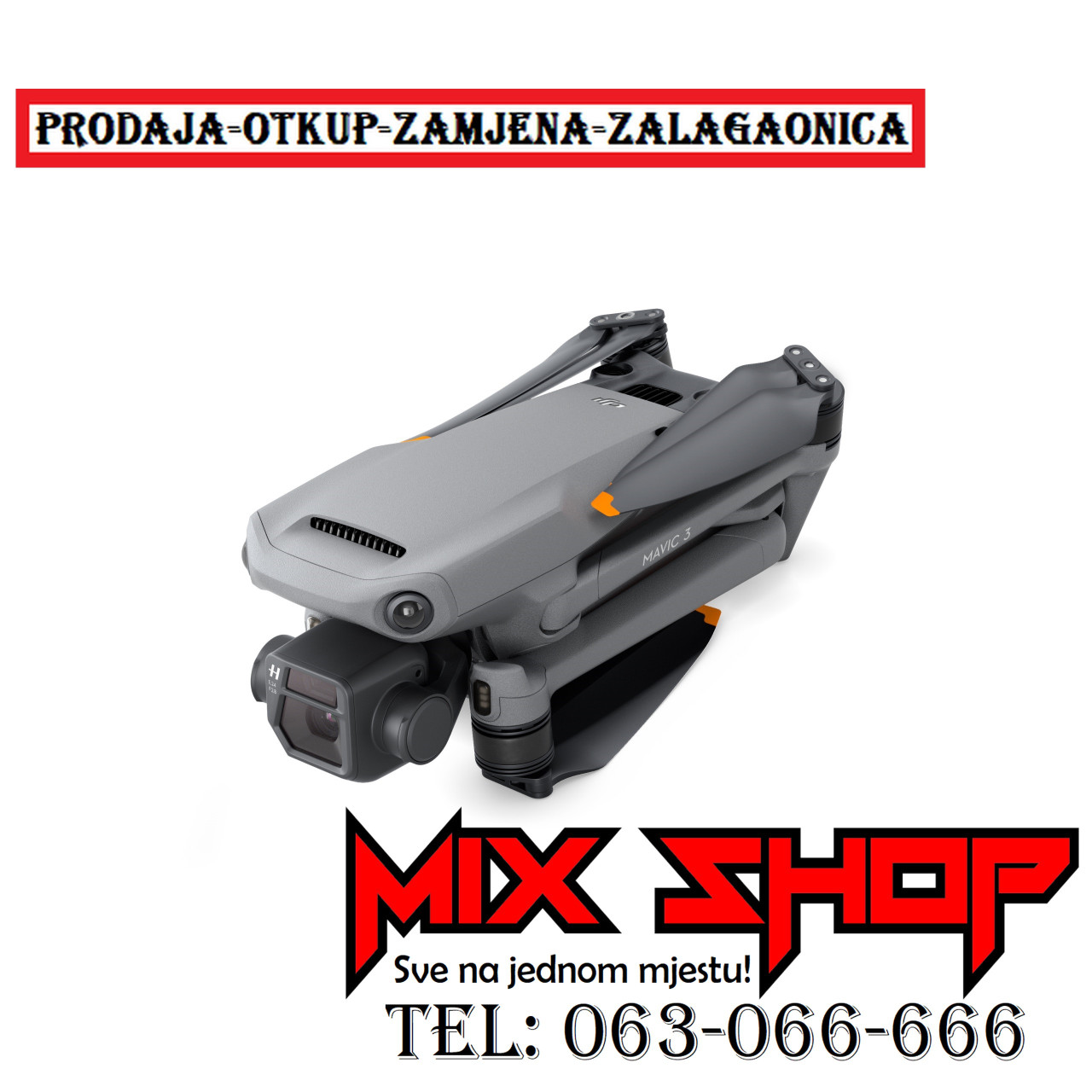 DJI MAVIC 3 HASSELBLAD *Novo*Garancija* Sa pro gl daljinskim