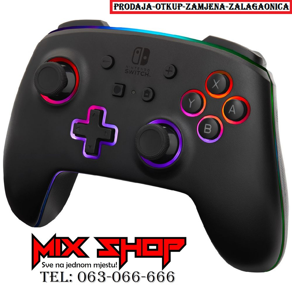 Enhanced wireless controller nintendo switch lumectra oled 2 rgb