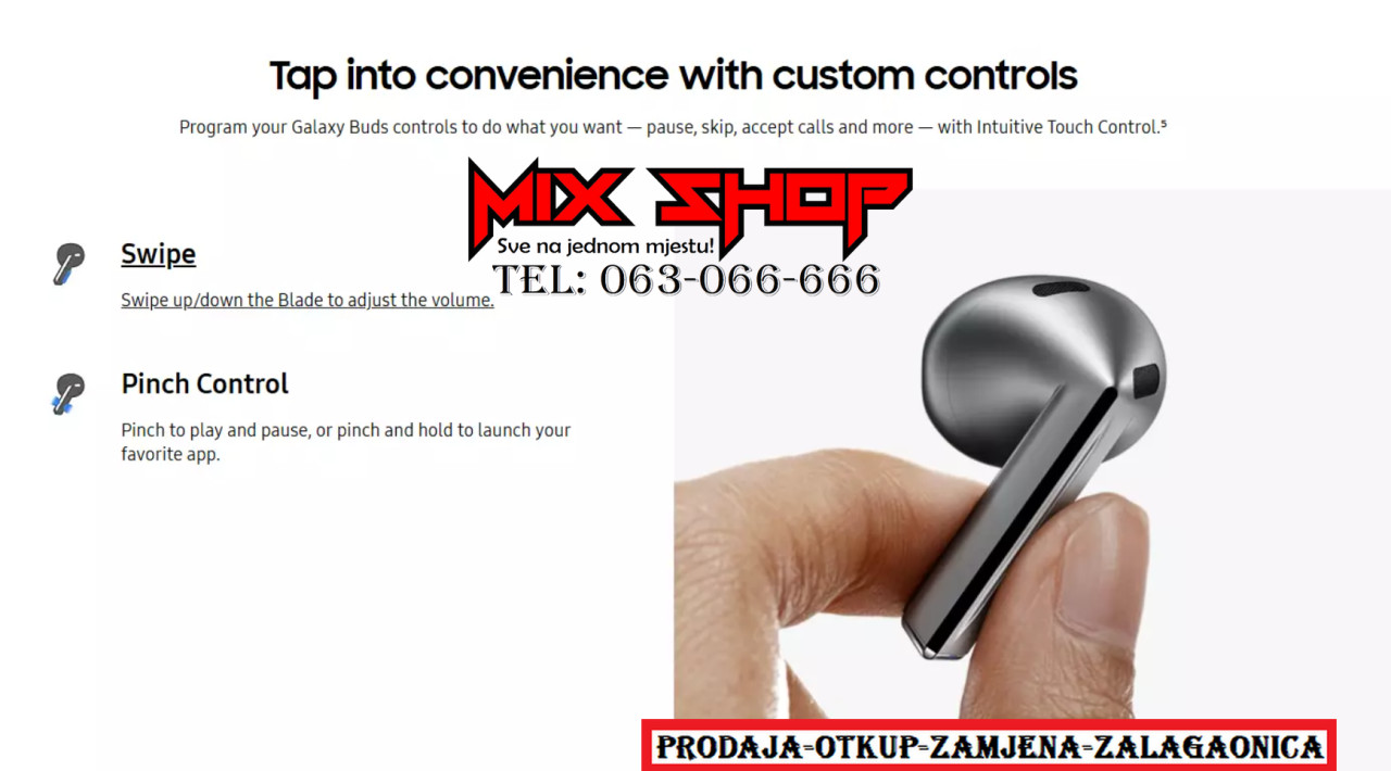 SAMSUNG GALAXY BUDS 3 Novo Bežične Bluetooth Wireless buds3
