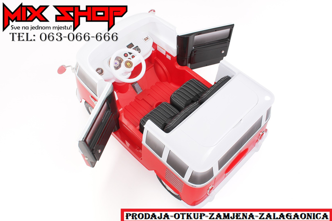VW SAMBA BUS BUBA Dječji dječi auto autić akumulator za djecu