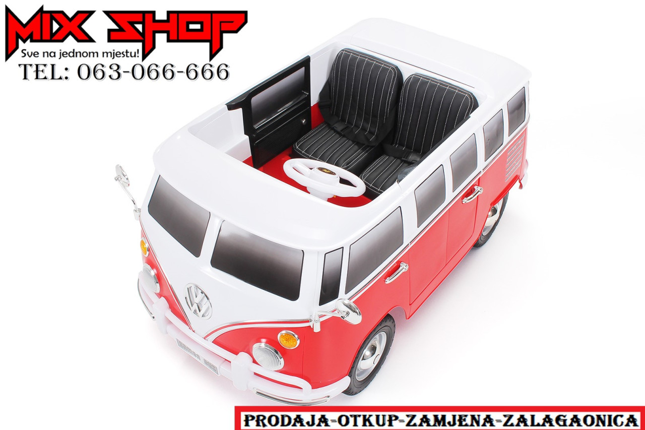 VW SAMBA BUS BUBA Dječji dječi auto autić akumulator za djecu