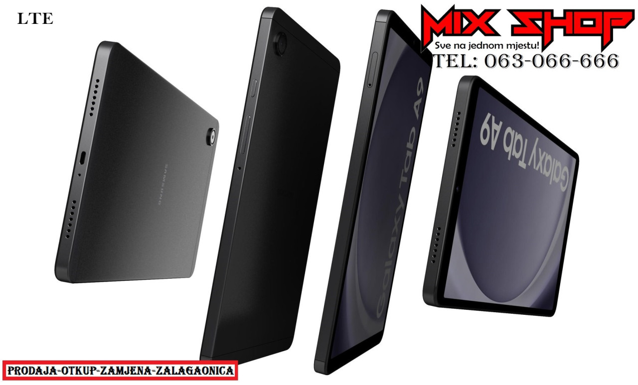 GALAXY TAB A9 8.7" 4GB/64GB Garancija*Na stanju SM-X115 LTE 4G 5G