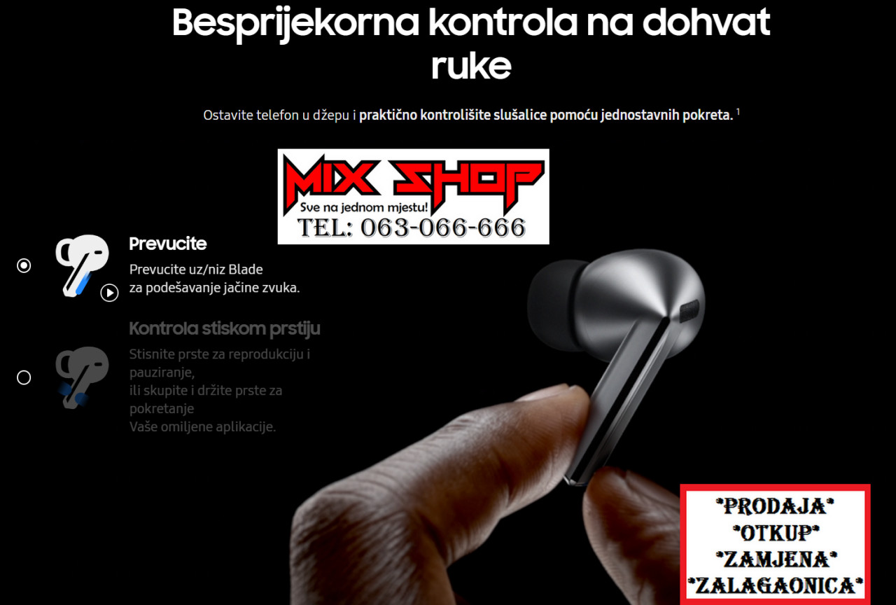 SAMSUNG GALAXY BUDS 3 PRO Bežične Bluetooth Wireless Wi Fi buds3