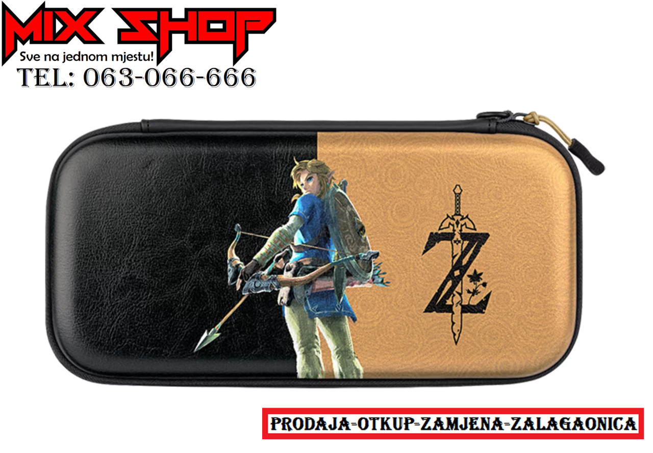 Nintendo Switch Zelda Breath of the Wild Carrying Case 2 Oled bag