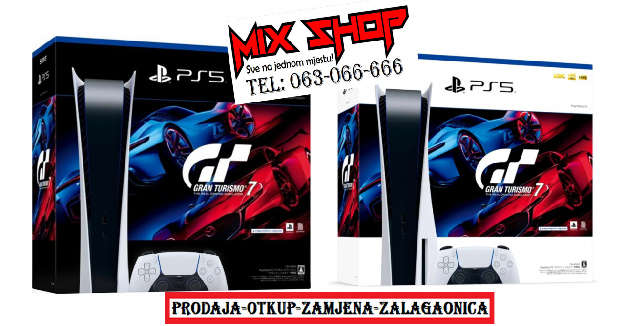 SONY PLAYSTATION 5 PS5 Nov Garancija*Zamjena Slim Disk Digital PS