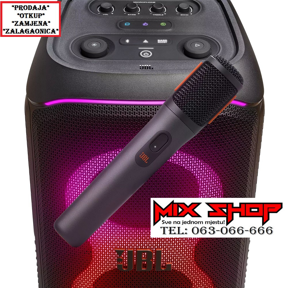 2 JBL Bežična Bluetooth MIC za PartyBox 720 520 320 120 Karaoke