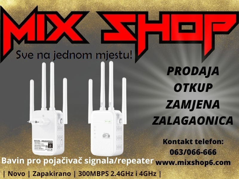 Bavin WiFi Repeater Pojačivač ruter signala pojačalo interneta wi
