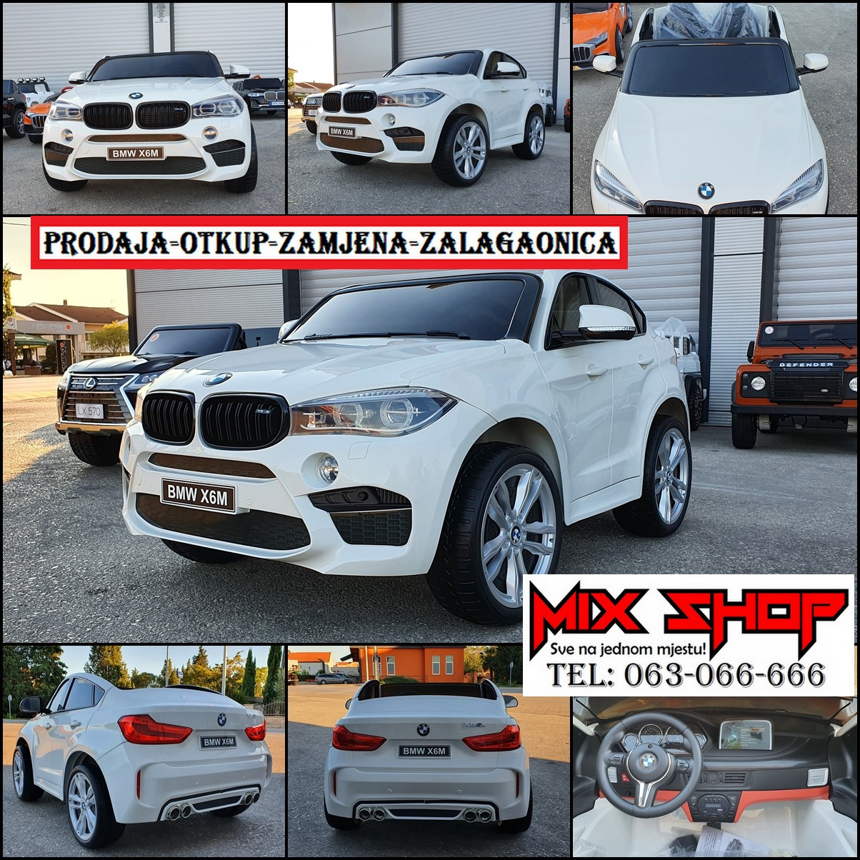 BMW X6M Dječiji dječji auto autić autići akumulator za djecu X6 M