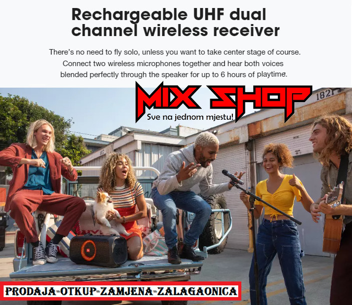 2 JBL Bežična Bluetooth za PartyBox Ultimate 710 310 110 Karaoke