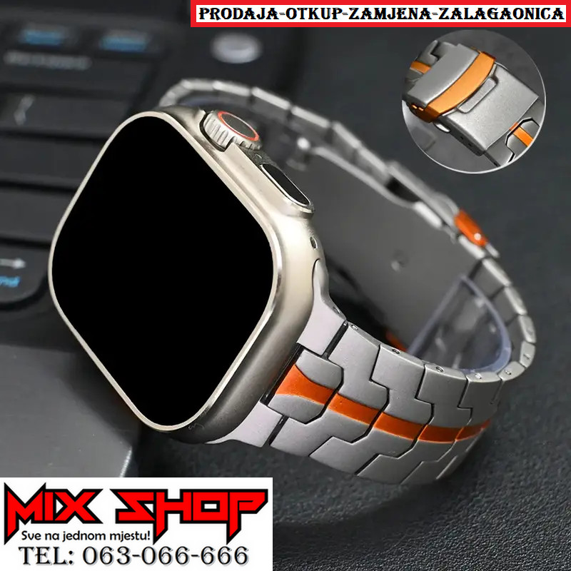 Metalni remen Apple Watch 10 11 ULTRA 2 3 SE kaiš belt sat series