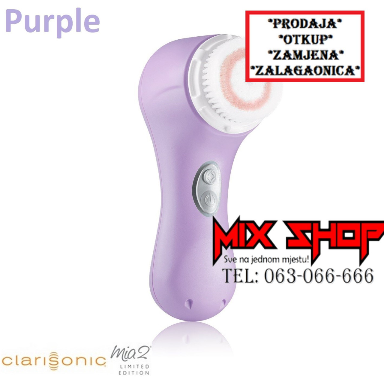 CLARISONIC MIA 2 LIMITED četka za čišćenje piling njegu lica lice