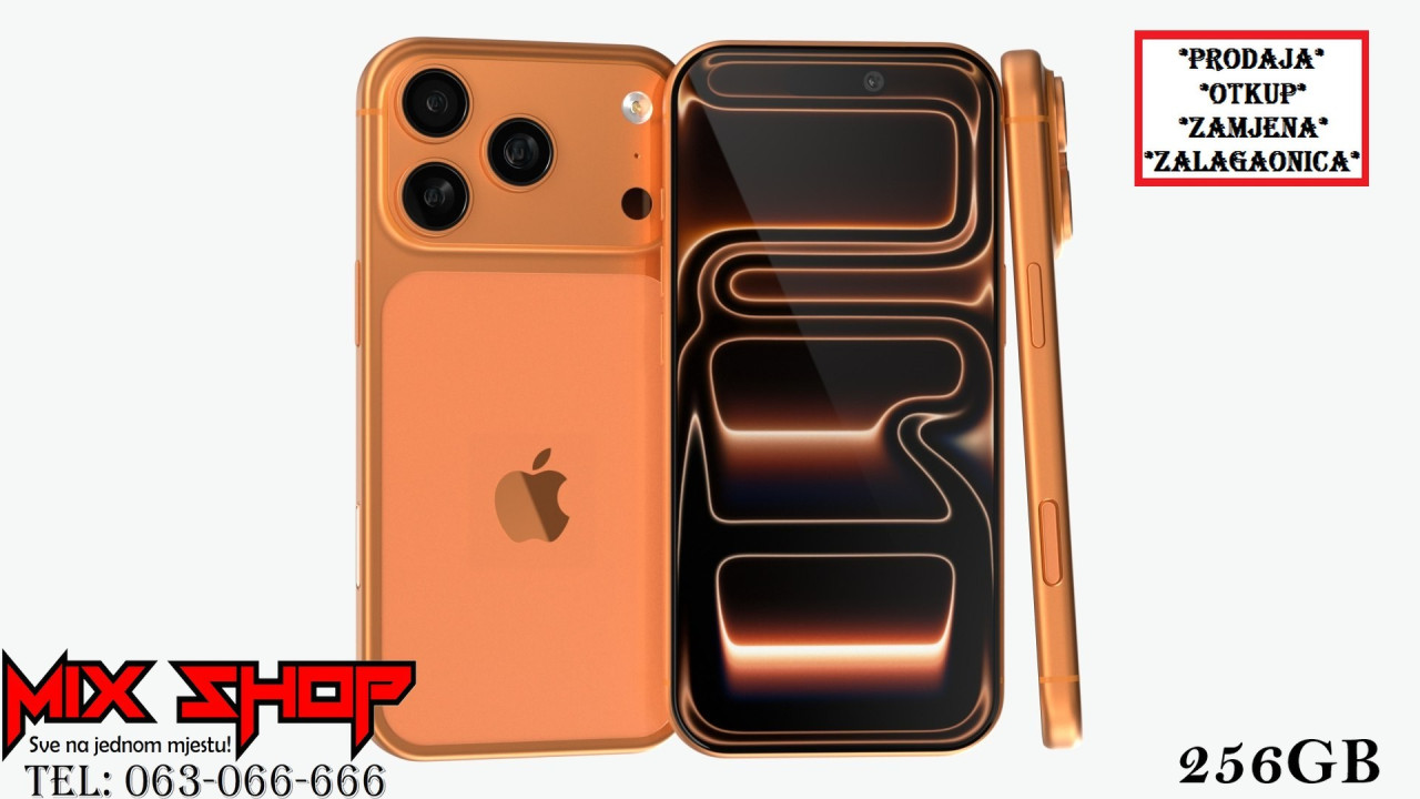 Apple Iphone 17 PRO MAX 256GB *Garancija*Zamjena*Sve boje* eSim