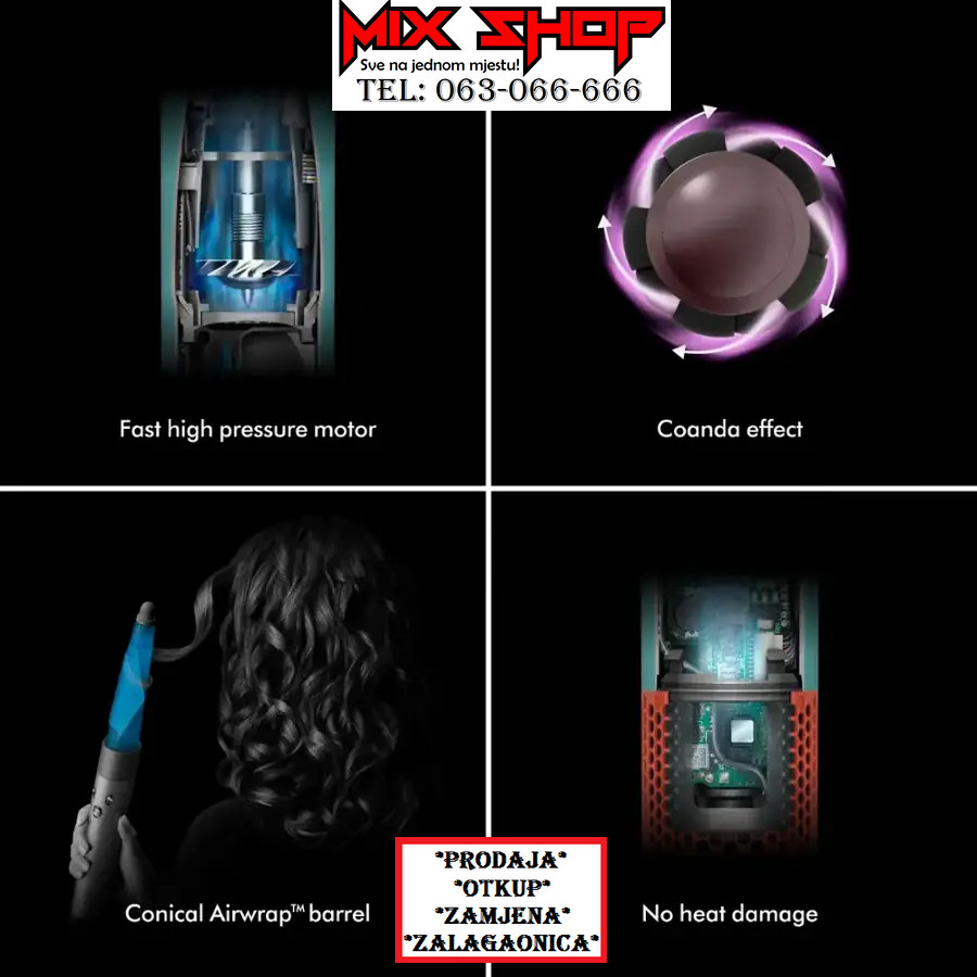 DYSON Airwrap Complete Long multi sušilo uvijač *NOVO* HS05 se